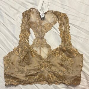 Wishlist, two tone floral lace, bralette